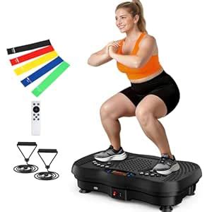 Vibration Plate Exercise Machine, 130 Levels Full Body Workout ...