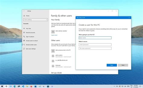Image result for Create Local Account without Email
