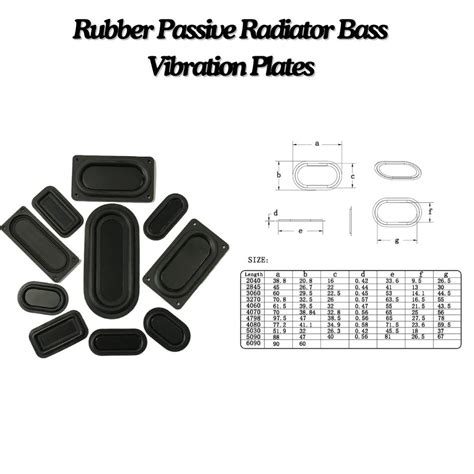 Buy Rubber Passive Radiator Bass Plates | Makerbazar