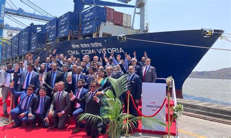 CMA CGM Vitoria flags off as first foreign vessel under Indian flag