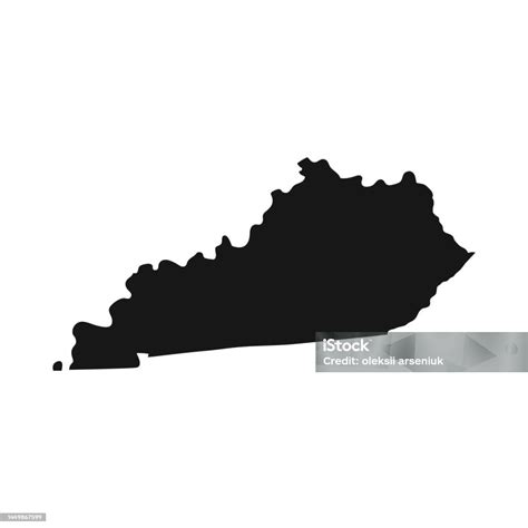 Silhouette Of Kentucky