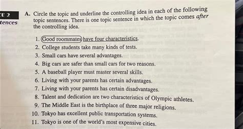 Image result for Topic Sentence with Controlling Idea