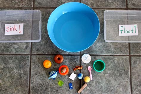 Sink Or Float Science Experiment