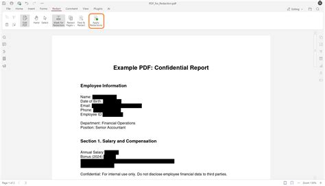 Image result for Redact a PDF File
