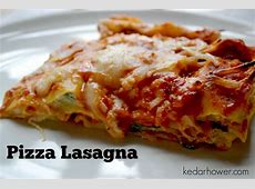 Stuff, Things, etc.: Pizza Lasagna