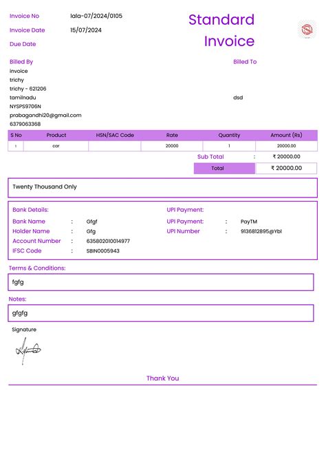 InvoiceFree — Standard Invoice Generator,Creator,Maker