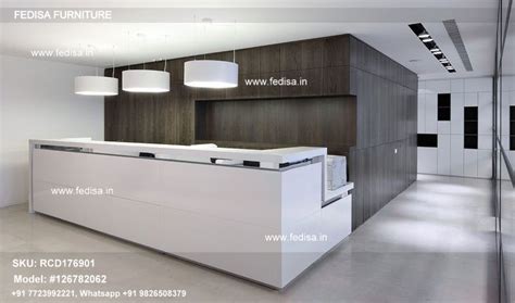 Reception Table Desk For Beauty Salon Rustic Reception Counter ...