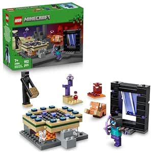 LEGO Minecraft Nether & End Portal Journey - Gaming Merchandise Set ...