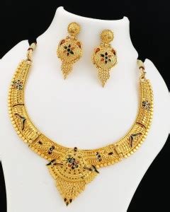 Pradarshan Brass Brass Green Jewellery Set Price in India - Buy ...