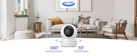 Buy EZVIZ by Hikvision | 2K⁺/4MP AI Pan Tilt Home Security Wi-Fi Smart ...