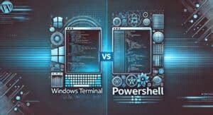 PowerShell vs Windows PowerShell 的图像结果
