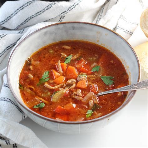 Ground Beef Vegetable Soup Recipes at Glenn Barbee blog