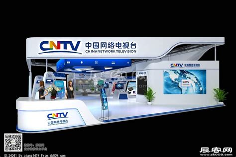 CNTV中国网络电视台展台模型图片-展客网