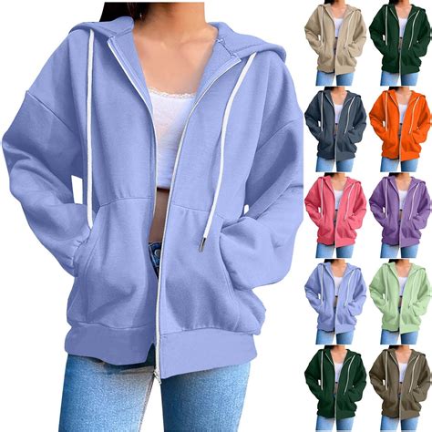 Sweatshirts Hoodies for Women Plus Size Long Sleeve Winter Casual Loose ...