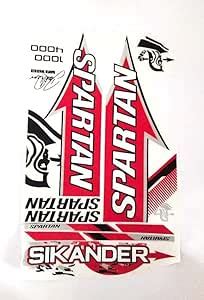 Buy Oshi Dspartan David Warner Cricket Bat Sticker Online at Low Prices ...