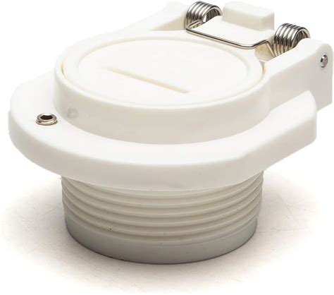 Buy ATIE Free Rotation Pool Vacuum Vac Lock Safety Wall Fitting White ...