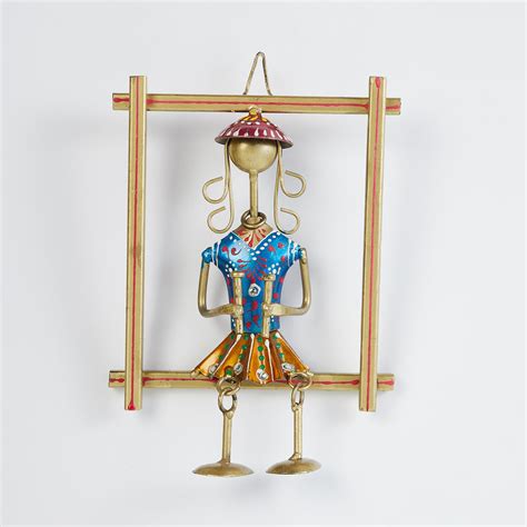 Buy Corsica Mystic India Metal Set of 3 Musicians Wall Accents from ...