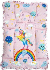 Baby Moo Unicorn Mattress With Fixed Neck Pillow And Bolsters, Foldable ...