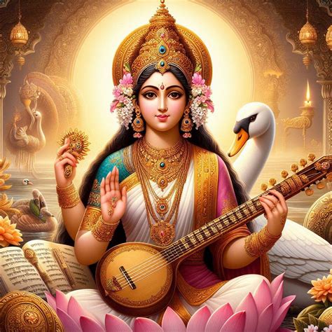 Goddess Sarasvati 5K HD Wallpapers Photos Pictures & Images