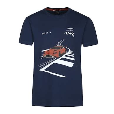 Buy Hackett London Navy Printed T Shirt Online - 560891 | The Collective