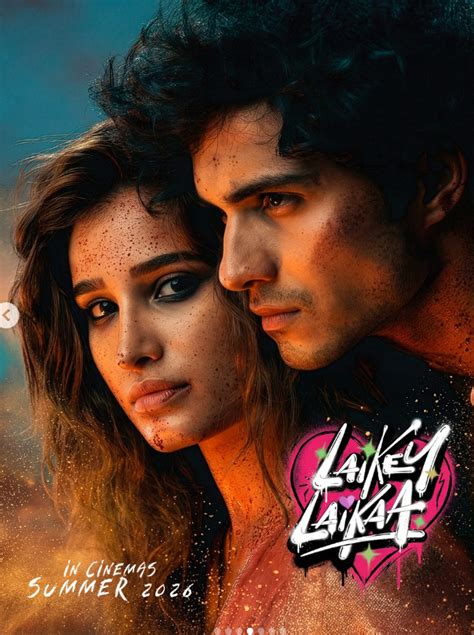 Abhay Verma & Rasha Thadanis Laikey Laikaa Poster Out | Stunning Raw ...