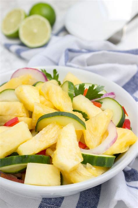 Pineapple Cucumber Salad | Natalie's Health