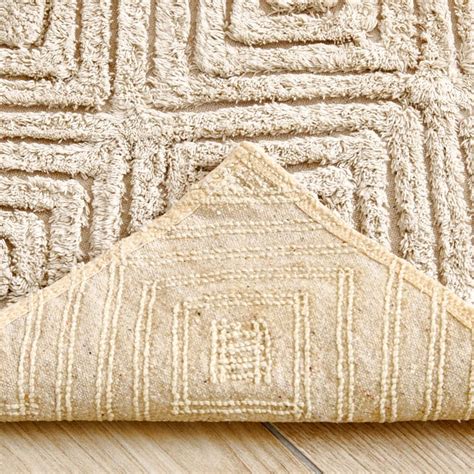 Buy Windsor Orniva Cotton Woven Dhurrie - 90x60cm from Home Centre at ...