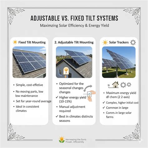Adjustable vs Fixed Tilt Systems