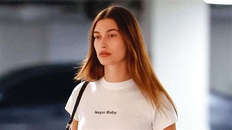 Hailey Bieber’s ‘nepo baby’ t-shirt is proof that slogan tees can be a ...