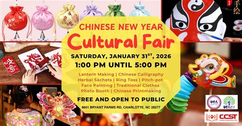 Chinese Lunar New Year Cultural Fair, 8601 Bryant Farms Rd, Charlotte ...