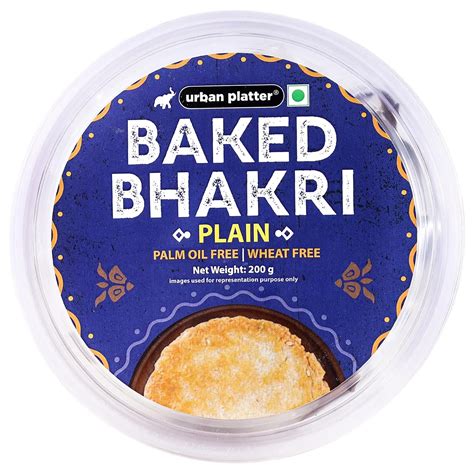 Urban Platter Baked Plain Bhakri, 200g (Wheat Free, Traditional ...