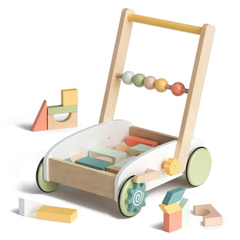 Wooden baby walker amazon online