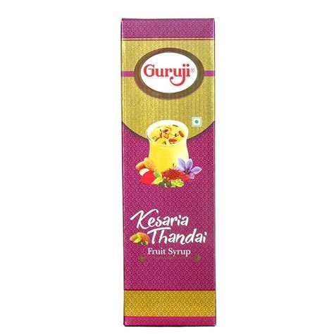 GURUJI Thandai Fruit Syrup - 700Ml : Amazon.in: Grocery & Gourmet Foods
