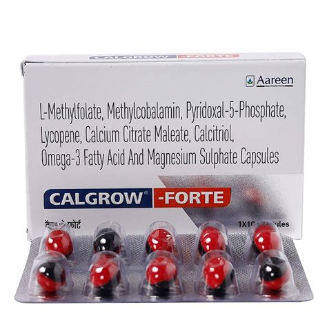 Calgrow-Forte Capsule | Uses, Side Effects, Price | Apollo Pharmacy