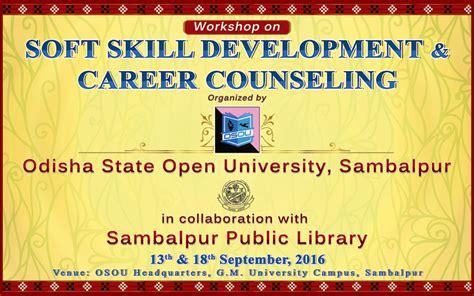 Workshop on Soft Skill and Career Counseling | Odisha State Open ...