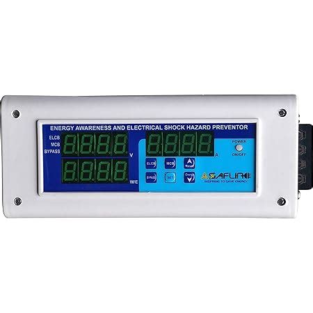 ASAFLINE Smart MCB ELCB RCCB RCB High-Low Voltage Protector Wattmeter ...