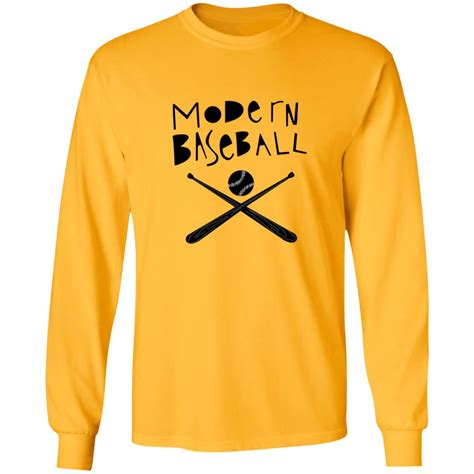 Modern Baseball Merch Baseball Bat Long Sleeve T Shirt - Tiotee