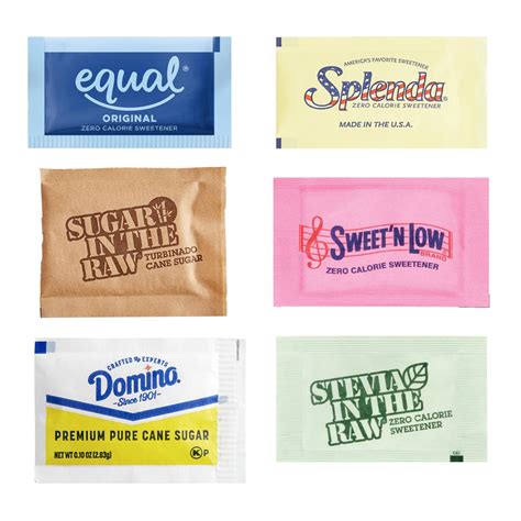 sugar & Sweetener Packets, Sugar Substitute, Splenda, Domino ...