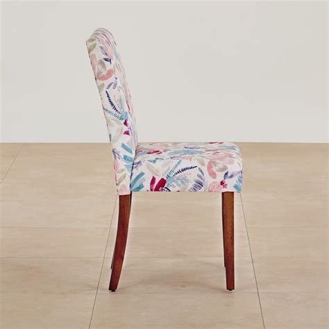 Buy Nirvana Indus Set of 2 Velvet Dining Chairs - White and Brown from ...