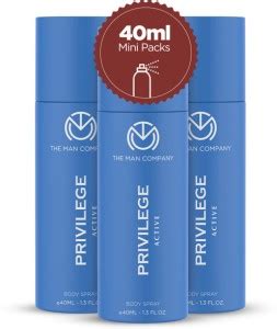 THE MAN COMPANY Privilege Active Premium Fragrance Long-lasting ...