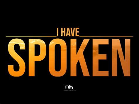 I Have Spoken - Man Among Boys