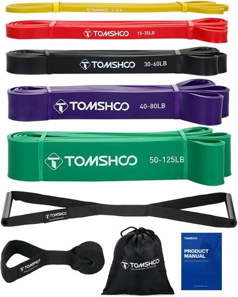 TOMSHOO 5 Packs Pull up Assist Bands, Resistance India | Ubuy