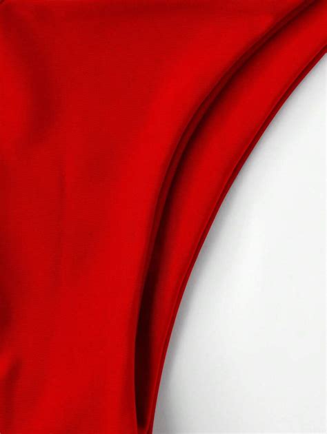 Swim Basics 2 Peças Maiô Bikini de Cor Sólida, Estilo Minimalista, Para ...