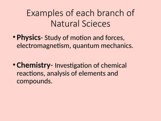 Example of Natural Science 的图像结果