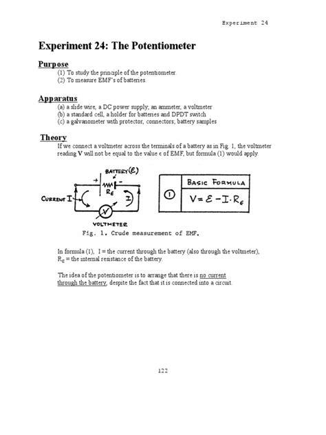 Image result for Potentiometer Practical