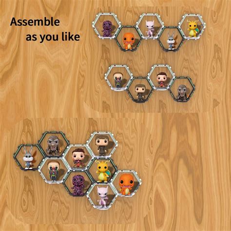 Buy YODAR 9 PCS Riser Display Shelf for Funko POP Figures, Floating ...