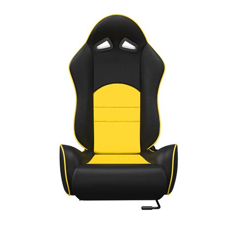 ASE Gaming TURBO Racing Simulator Seats Reclining Seats (Yellow & Blac ...
