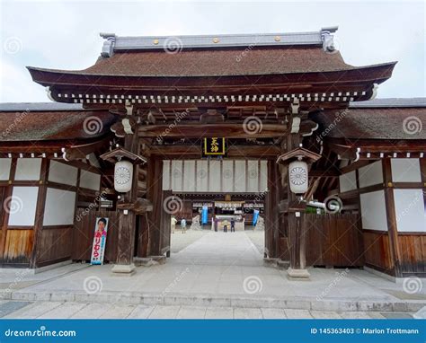 Entrance Gate of the Izanagi Shrine on Awaji Island Editorial Stock ...
