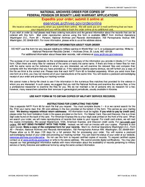Natf Form 85 - Fill and Sign Printable Template Online