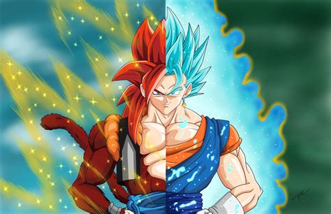 Dragon Ball Z Gogeta Super Saiyan 4 Wallpaper